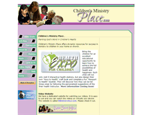 Tablet Screenshot of childrensministryplace.com